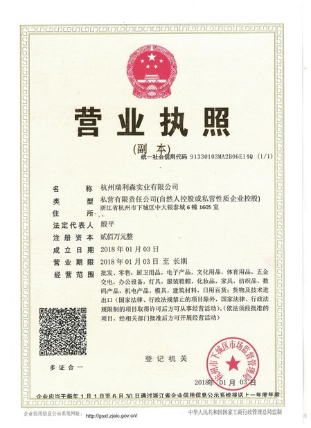 Hangzhou realsun industrial co.,Ltd