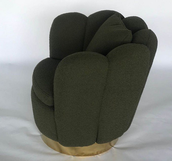 Sillón de la sala de estar de Teddy Bear Fabric los 75*70*75cm 0
