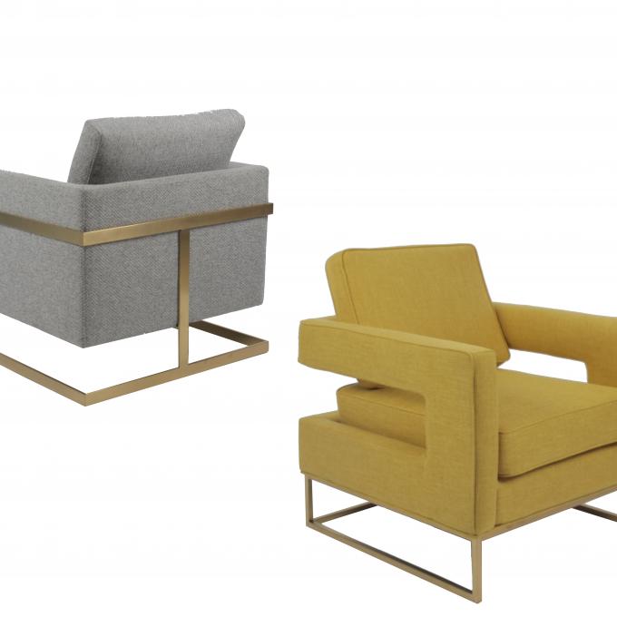 Solos sillones caseros del acento de los 83x75x85cm 1
