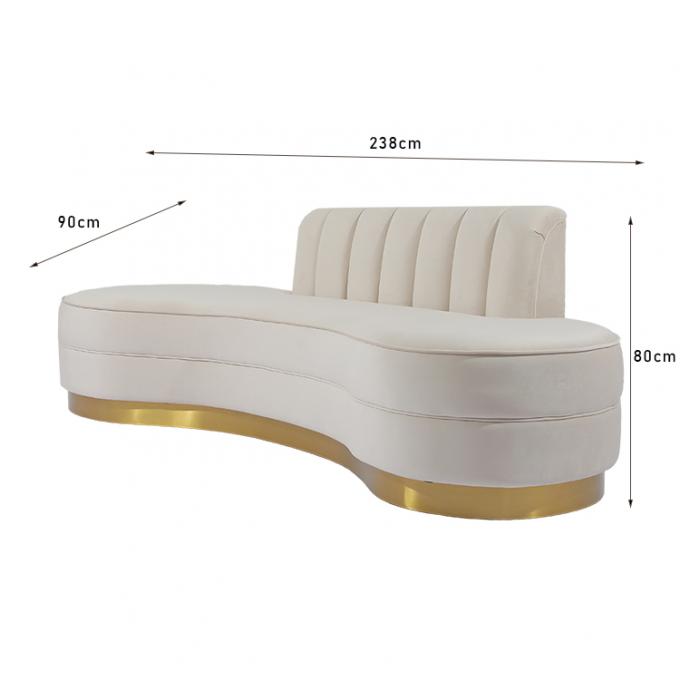 Anchura moderna del sofá los 238cm de la sala de estar de los muebles del estilo 0