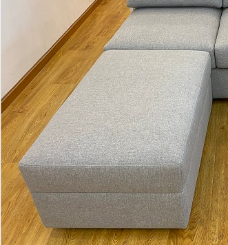 Sala de estar moderna de encargo Sofa With Solid Wood Frame de la tela del terciopelo 0