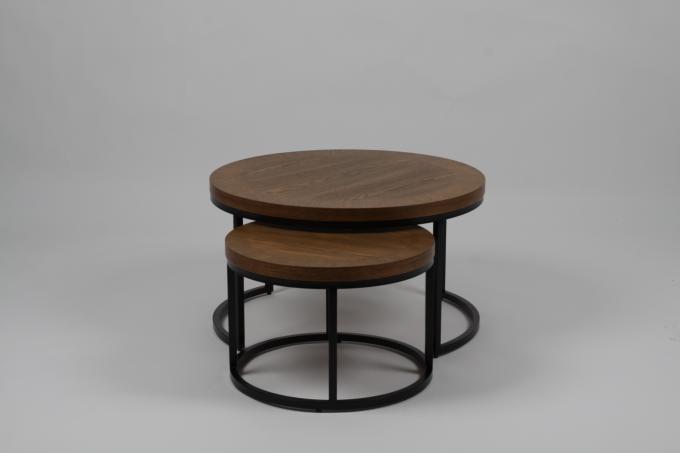Tabla de la barra del café de las barras de hierro y diámetro retros 80X45 de la combinación de la silla 0