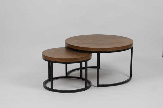 Tabla de la barra del café de las barras de hierro y diámetro retros 80X45 de la combinación de la silla 3