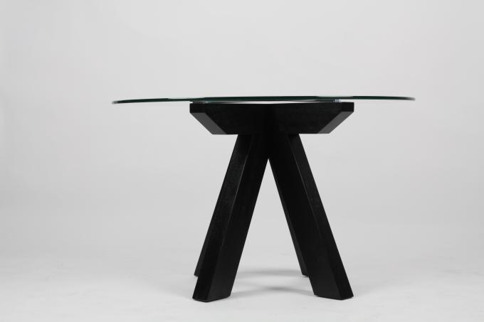 Mesa de centro de cristal moderna para el color claro de la sala de estar de la decoración casera de la oficina 1