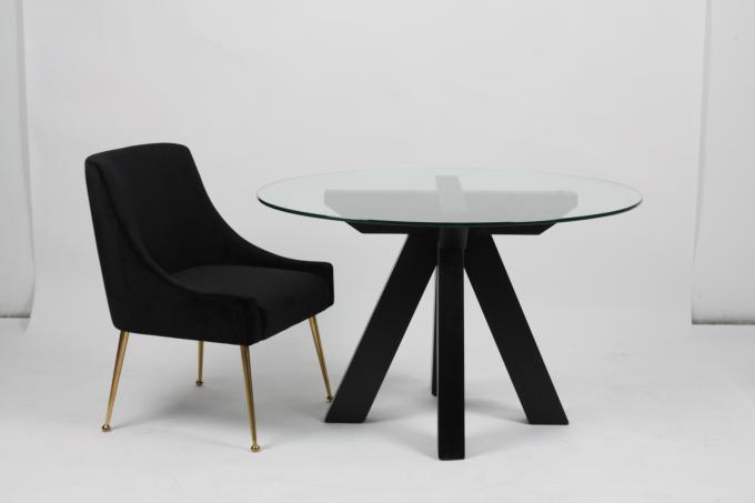 Mesa de centro de cristal moderna para el color claro de la sala de estar de la decoración casera de la oficina 2