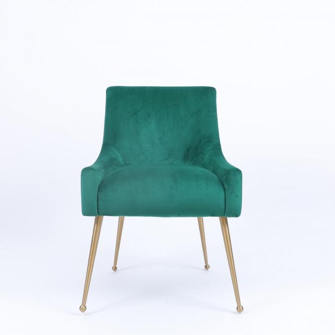El hotel modificado para requisitos particulares preside los sofás con la tela de madera del terciopelo del marco 3