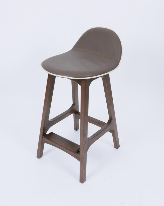 Vinilo de lujo de Barstool de madera sólida para el restaurante del comedor 1