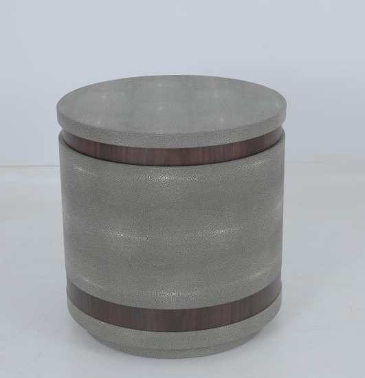 Mesa de café moderna con base de madera 1