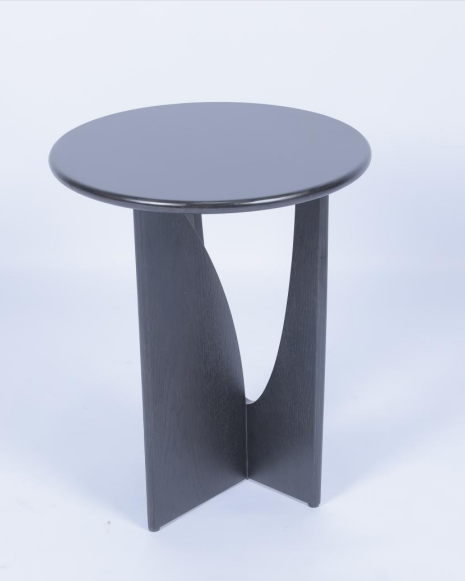 Mesa de café con marco de madera geométrica lujosa moderna 2