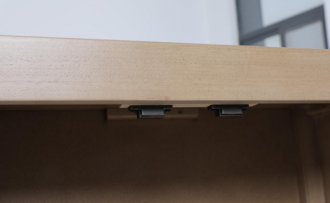 ISO No Consola de pasillo plegada Mesa de madera sólida Marco y piernas 2