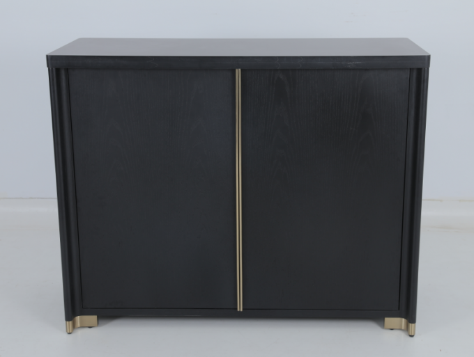 No se pliega negro moderno credenza para 3-5 estrellas Hotel 1