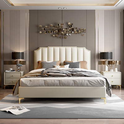 comprar Estante de madera sólido de los muebles del dormitorio del hotel de lujo con las piernas de acero inoxidables Fabricación en línea