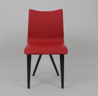 comprar Metal de cena de cuero de la silla del restaurante nórdico de la tapicería de Lxury rojo Fabricación en línea