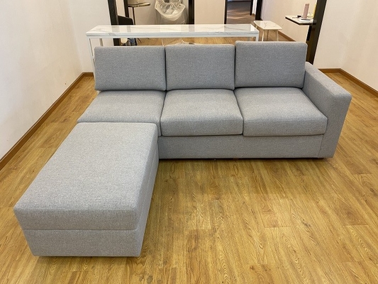 comprar Sala de estar moderna de encargo Sofa With Solid Wood Frame de la tela del terciopelo Fabricación en línea