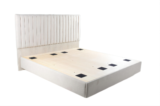 comprar El tejido de poliester de los muebles del dormitorio del hotel de lujo del marco metálico tapizó Fabricación en línea
