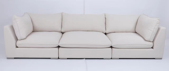 comprar Sofá moderno personalizado en sala de estar con tela de marco de madera Fabricación en línea