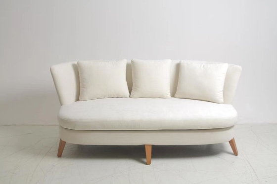 comprar Tela moderna elegante del terciopelo con el marco de madera Sofa Set For Home Furniture Fabricación en línea