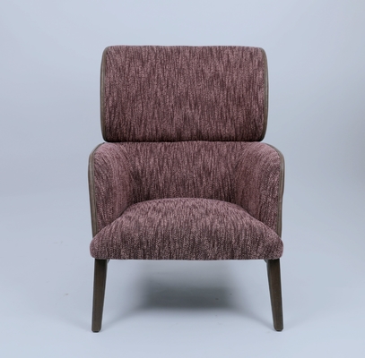 comprar Sillón de lujo sólido del ocio de la tela de madera de haya con PU Guesting Fabricación en línea
