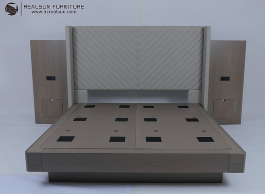 comprar Los muebles modernos del dormitorio del hotel de rey Bed With Headboard fijan Fabricación en línea