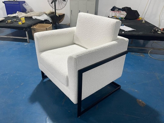 comprar El sillón tapizado marco metálico moderno modificó para requisitos particulares Fabricación en línea