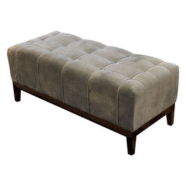 comprar Banco largo del almacenamiento de Ottoman del estilo americano para el dormitorio, final de madera de Brown oscuro Fabricación en línea