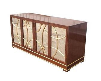 comprar Tablero de cinco estrellas del MDF del hotel del aparador antiguo de la habitación con el panel trasero ahuecado Fabricación en línea
