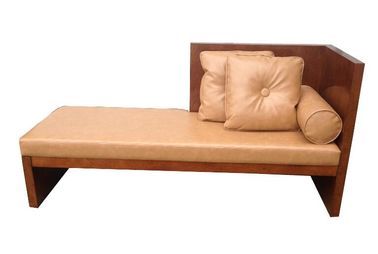 comprar Banco largo de Ottoman del dormitorio, banco tapizado del equipaje con las almohadas Fabricación en línea