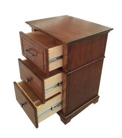 comprar 3 mesitas de noche del hotel del cajón para los muebles del dormitorio, chapa de la nuez Fabricación en línea