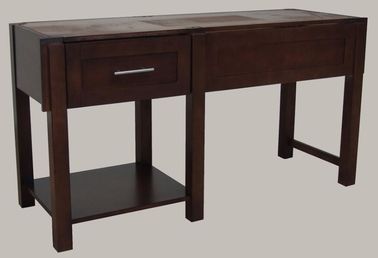 comprar 1 color oscuro de la mancha del cuarto de baño de la madera contrachapada del cajón de la vanidad de los gabinetes de la chapa moderna del abedul Fabricación en línea