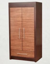 comprar Armario de madera del almacenamiento del guardarropa de dos puertas con los cajones para el dormitorio del hotel Fabricación en línea