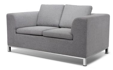 comprar Loveseat Grey Fabric Living Room Couches, sofás franceses del estilo rural Fabricación en línea