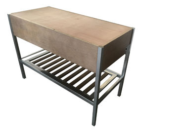 comprar Gabinetes modernos de la vanidad del cuarto de baño del alto lustre con la madera de roble, Eco amistoso Fabricación en línea