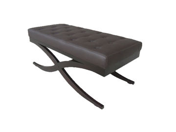 comprar Tela con las piernas de madera sólidas, estilo americano del banco de Ottoman del dormitorio del extremo Fabricación en línea