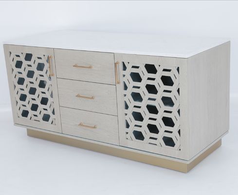 comprar Luxo hecho a medida de madera de roble azul pintado acabado interior vestidor con patas de metal de latón Fabricación en línea