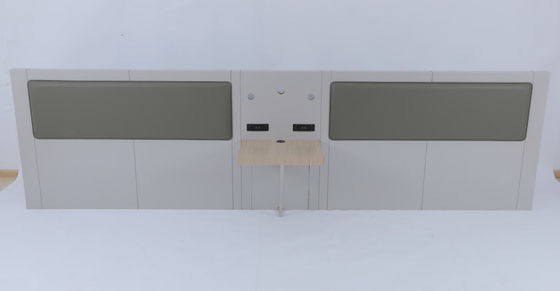 comprar Muebles de dormitorio de hotel de lujo Modern Queen Headboard con mesas de noche adjuntas Fabricación en línea