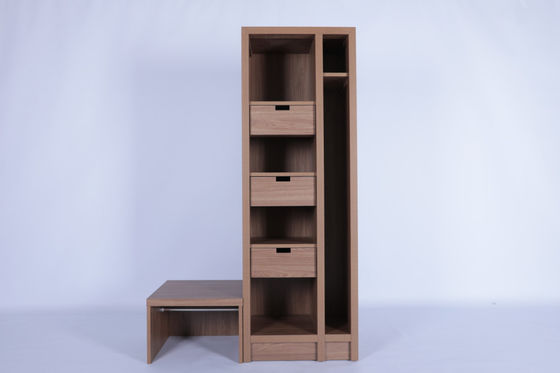 comprar Armario moderno personalizado con estantería y almacenamiento para el hotel Fabricación en línea