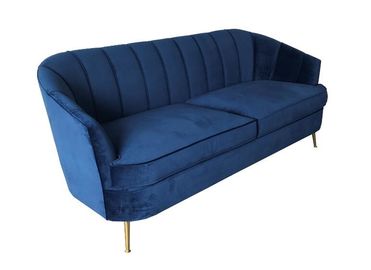 comprar Muebles azules 2018 de la tapicería del terciopelo del sofá del modelo nuevo para casarse el sofá de alquiler Fabricación en línea