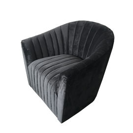 comprar Sofá contemporáneo del nuevo diseño de lujo solo, sofá negro de la boda del acontecimiento del sofá del terciopelo Fabricación en línea