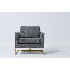 comprar Sofás modernos de la sala de estar del estilo, tela material de lino natural Grey Couches Fabricación en línea