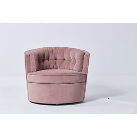 comprar Los muebles cómodos de lujo de la sala de estar acuestan la tela rosada del terciopelo con madera sólida Fabricación en línea