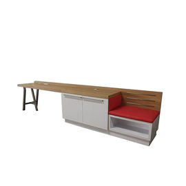comprar El alto panel del lustre de Hilton Garden Inn Modern Luxury con el escritorio de acero inoxidable cepillado del tenedor del equipaje de la tapicería Fabricación en línea