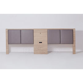 comprar Cabeceros simples del estilo del hotel de la tela de tapicería, cabecero de la cama de reina con madera sólida Fabricación en línea