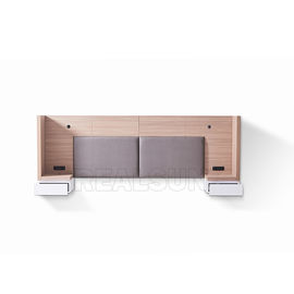 comprar Tela modificada para requisitos particulares de rey Bed Headboard Upholstery de los muebles del hotel con madera sólida Fabricación en línea