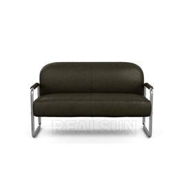 comprar Sofá de cuero de la sala de estar de Chesterfield, Recliner Sofa With Stainless Steel Fabricación en línea