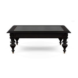 comprar Mesa de centro de la sala de estar de la rota que teje de madera de caoba antigua con el top de cristal moderado Fabricación en línea