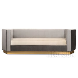 comprar Sala de estar cómoda Sofa Mosaic Contrast Color Leather con el amortiguador suave de la esponja de la felpilla Fabricación en línea