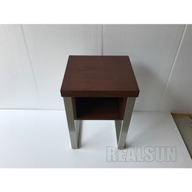 comprar La melamina de lujo de las mesitas de noche del hotel de los muebles laminó el lado móvil del extremo de la chapa Fabricación en línea
