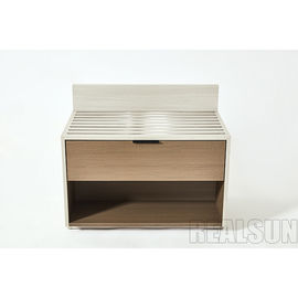 comprar Mesita de noche de madera sólida de Hampton Inn Hotel HPL con el cajón y las diapositivas cercanas suaves del cajón Fabricación en línea
