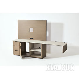 comprar Muebles del dormitorio del hotel de lujo de la unidad de la línea aerodinámica de la tabla de consola de HPL con los mercados y el Usb laminados Fabricación en línea