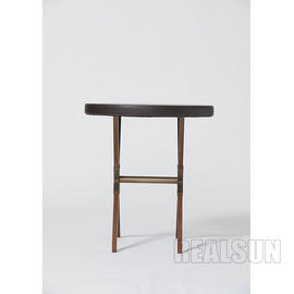 comprar Las piernas de madera sólidas tapizadas circulares del hotel de lujo del dormitorio de la base superior de los muebles X beben la tabla Fabricación en línea